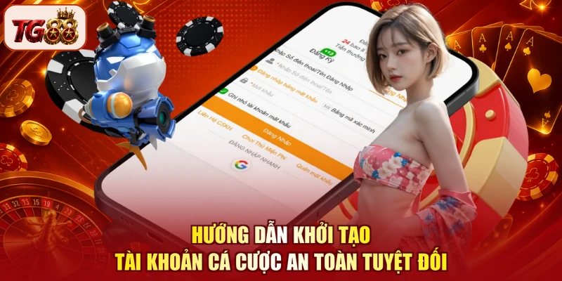 Hướng dẫn khởi tạo tài khoản cá cược an toàn tuyệt đối
